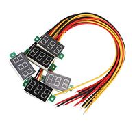 Generic Digital Voltmeter Blue 0.36 Inch LED Display High Accuracy Voltage Monitor for DIY Projects 5pcs