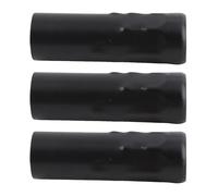 Generic Direct Replacement E14 Metal Tube for Candle Lamp Holder, 10Pcs Iron Tube 25x80mm, Easy to Install Lighting Accessories for Crystal Chandeliers (Black)