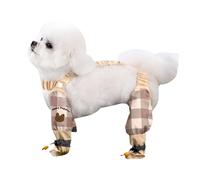 Generic Dirty-Proof Dog Suspender Boots with Harness for Small to Medium Dogs (color)