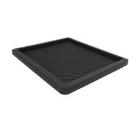 Generic Dish Antenna Silicone Case, Shockproof Protector Sleeve Shell, Mini Satellite Dish Protective Cover, Heat Dissipation Design, 12x10in (Black)