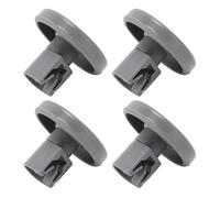 Generic Dishwasher Wheels Replacement Kit Universal Accessories for AEG Favorit Zanussi 4Pcs Durable Easy Installation 40 X 30mm PP Plastic