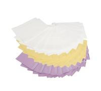 Generic Disposable Nail Art Table Towels Soft Oil Proof Mat for Manicure 60 Pcs Purple Yellow White for Nail Salon or Arts and Crafts