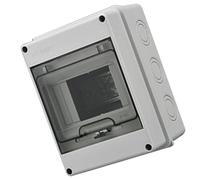 Generic Distribution Protection Box, Transparent Cover Durable ABS Electronic Distribution Box Windproof Impact for Marine Electrics (HT-5 Way)