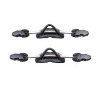 Generic Diving Fin Strap Replacement Heel Strap Buckle Accessory With Spring Tension And Tab stainless steel pom materials suitable for underwater travel swim practice fin repair, Black, 36-40