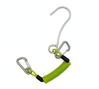 Generic Diving Hook Scuba Hook Current Hook Spring Rope Lanyard With 316 Stainless Steel And TPU Coated Cord For Securing To Stable Points And Maintaining , Fluorescent Green , S