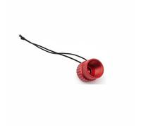 Generic Diving Jacket Cover Regulator Valve Dust Cap Plug Protector With Thread Seal Retainer Cord Scuba Accessory Aluminum Design For Leakproof Closure Suitable for boat, Red