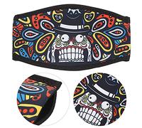 Generic Diving Mask Strap Comfortable Hair Protector Snorkeling Mirror Belt for Swimming Hairband. Neoprene Material African Inspiration (Cartoon printing-funny teeth)