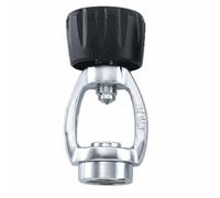 Generic Diving Regulator Adapter DIN Connection to Yoke Cylinder Port Using Threaded Metal Structure for Reliable Dive Gear Adaptation Suitable for Divers and Travel