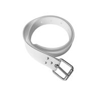Generic Diving Weight Belt With Heavy Duty Buckle For Scuba Diving Snorkeling Freediving Underwater Stability Adjustable Silicone Strap Suitable For Men Women Exploration, White, 1.3m