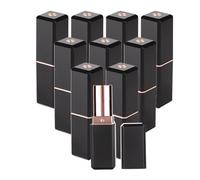 Generic DIY 10pcs Empty Lipstick Tubes for Lipstick Making At Home and Salon for Girlfriend and Friends, Durable ABS Material