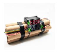 Generic DIY Alarm Clock Kit - Movie Props, Countdown Ticker, Prank Gift - Ages 15+, Includes DIY Alarm Clock, Circuit Board, Paper Rolls, Buzzer, Assembly Instructions