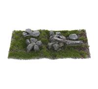 Generic DIY Artificial Turf Fake Lawn Nylon Grass Mat for Sand Table Model Landscape Decor, Cuttable Fake Turf for Miniature Scenic Railway Layout