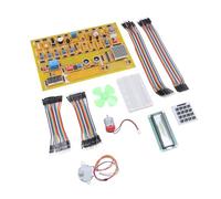 Generic DIY Basic Starter Electronic Components Kit for 51, 35 Experiments Traffic Light Keyboard Sensor, PCBBasic for Electronics Beginners