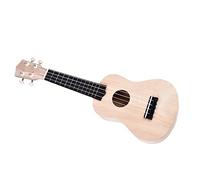 Generic DIY Basswood 4 String 21 Inch Ukelele Kit Lightweight Safe Wearable for Children to Play with Parents