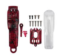 Generic DIY Full Housing for Hair Electric Trimmer Cover Kit with Top Rear And Lever PC Material Easy to Install, Red