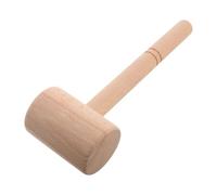 Generic DIY Leather Carving Hammer Wooden Handle, Leathercraft Mallet for Leatherworking, Stamping and Engraving Tool Suitable for Handcrafted Leather Projects