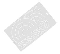 Generic DIY Quilting Template Sewing Ruler Made of Sturdy Pp Material, Creates Free-Motion Quilts and Improves Work Efficiency, for Patchwork and Sewing Projects