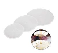 Generic DIY Silicone Fruit Tray Mold, Three Layer Design, High Temperature Resistant, Great for Handcraft Enthusiasts, 3 Sizes Included