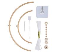 Generic DIY Wind Kit Handmade Wooden Beads Pendant for Baby Crib Mobile Modern Nursery Decor