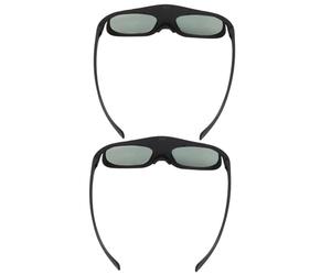 Generic DLP LINK 144Hz Active Shutter 3D Glasses for DLP Projectors, Fashion Design for Long Time Use, 2Pcs Set for Double Use, PC + LCD Lens Material