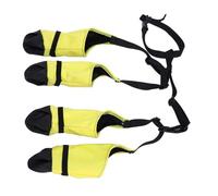 Generic Dog Boots Leggings Water Resistant Adjustable for Outdoor Activities, Anti Slip Polyester Paws Protector, Comfortable Design (XL)
