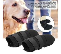 Generic Dog Boots Shoes Anti Slip Sole for Active Dogs with Adjustable Straps for Outdoor Adventures, 2pcs for Different Size Dogs (XL)