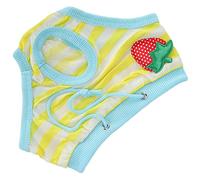 Generic Dog Diapers Female, Dog Diapers Cat Reusable Pet Pigs Physiological Pants Strawberry Pattern Pigs Sanitary Underwear for Female (S)