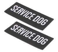 Generic Dog Harness 2pcs Polyester Service Vest With Embroidered Patches for Training and Travel Suitable for Pets