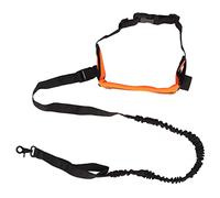 Generic Dog Harness Medium Sized Dog, Leash Bungee Retractable Running Waist Leash Waist For Walking Reflective For Running Walking Jogging Training Hiking (Orange)