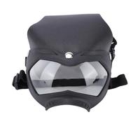 Generic Dog Helmet, Breathable Lightweight Design Dog Sunglasses Pet Glasses for Outdoor Riding Driving Hiking (Black Frame Clear Lens)