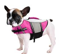 Generic Dog Life Jacket - High - Buoyancy Lightweight Reflective Dog Life Vest for All - Sized Dogs and Cats - Ideal for Water Adventures