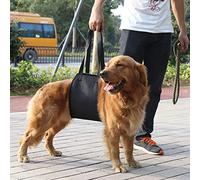 Generic Dog Lift And Assist Support Harness With Handle For Canines Aid, Safe And Durable, For Dogs Suffering From Injuries, Made Of Polyester, Black, 4 Sizes (L)