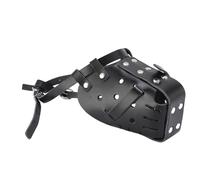 Generic Dog Muzzle Bite Proof Breathable Adjustable Strap PU Leather Mouth Guards for Large Dogs to Prevent Biting Barking and Scavenging