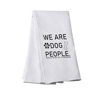 Generic Dog Owner Kitchen Towel We Are Dog People Kitchen Towel Dog Mama Gift Dog Lovers Gift (WE ARE DOG-t)