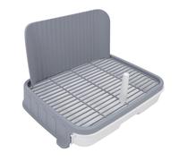 Generic Dog Potty Tray for Medium Large Breeds, Stable Structure Indoor Toilet with Detachable Easy Clean Design, Odorless PP Material