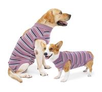 Generic Dog Recovery Suit, Hook and Loop Urine Pad Interlayer Dog Surgery Recovery Suit Breathable Lightweight Modal for Post Surgery for Postoperative (XXL)