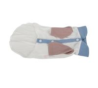 Generic Dog Shirt, Fine Stitching Ribbed Fabric, Breathable Puppy Clothes, Winter Soft Buttons for Daily Wear (#1)