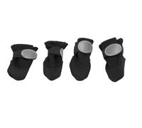 Generic Dog Shoes with Reflective Strip for Outdoor Walking Paws Protectors for Medium and Large Dogs Rubber Material with 4 Units (S)