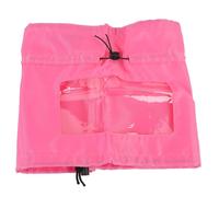 Generic Dog Shower Head, Pet Shower Cap for Puppy Room Transparent Adjustable Soft Wash Bath Protector for Puppies (Rose Red)