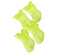 Generic Dog Silicone Boot Lightweight Soft Silicone Rain Shoes for Dogs 4 Pack Perfect for Rainy Days Festivals and Everyday Wear (M)