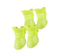 Generic Dog Silicone Boot Non Slip Soft Rainshoes for Dogs Perfect for Rainy Days 4 Pack (M)