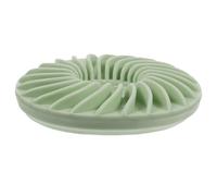 Generic Dog Slow Feed Dish Slow Feeder Bowl Prolonging Meal Time Adjust Pet Weight Tpr Material Swirl Flower Pattern Suitable for Dry Food Diets Dogs