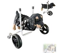 Generic Dog Wheelchair Front Legs, Adjustable Pets Front Limb Dog Carts LightWeight, Wheel Chair Front Limb Walking Recover Mobility Aids for Doggy Disabled Front Legs, Front Leg Brace and Hip Support
