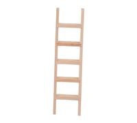Generic Doll House Ladder Tiny Ladder Mini Ladder Decor Ladder Dollhouse Dolls 1 12 Scale Dollhouse Ladder Doll House Furniture 1 12 Scale Ladder Hamster Fairy Garden Ladder Wood