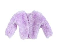 Generic Doll Outfit Knit Dress Jacket Clothes Apparel With Cozy Cloth Construction For Winter Scenes And Dress Up Fun Suitable for 1/6 Scale 30cm 11-12in , Lavender