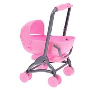 Generic Doll Stroller for Movable Furniture Accessory for Pretend Play for Dollhouse Decoration Safe Lightweight Year