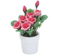 Generic Dollhouse Bouquets, Beautiful Delicate Miniature Bonsai 1:12 Small Vibrant Lifelike for Dollhouse Decoration for
