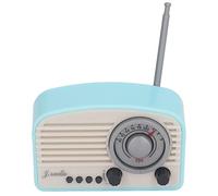 Generic Dollhouse Radio Model, Decoration Portable Vintage Lovely Dollhouse Radio Model Toy for Children for Easter (Sky Blue)