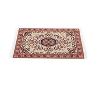 Generic Dollhouse Rug Miniature Carpet with Unique Pattern for Dollhouse Decor 1:12 Miniature Scene Bedroom Decor (#1)