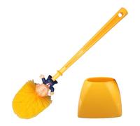 Generic Donald Trump Toilet Brush with Holder Trump Bathroom Cleaning Brush Funny Toilet Cleaning Brush Novelty Gifts Bathroom Cleaning Tools